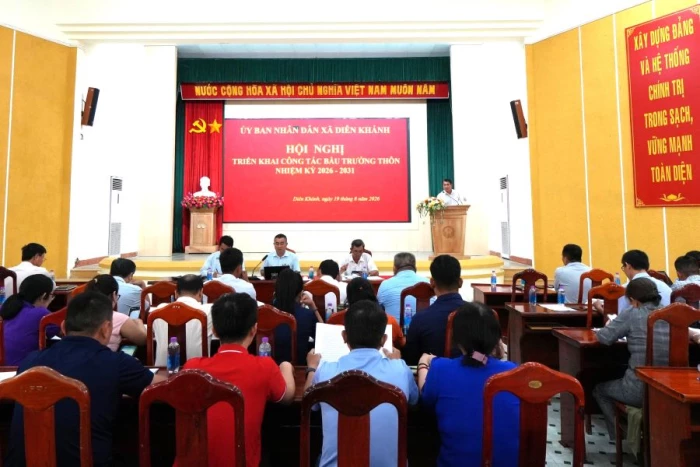 Xã Diên Khánh triển khai công tác bầu trưởng thôn 