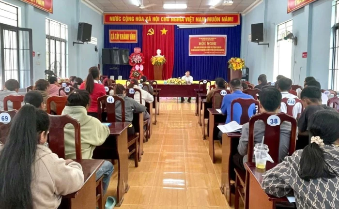 Phổ biến pháp luật về chính sách dân tộc năm 2026 tại xã Tây Khánh Vĩnh
