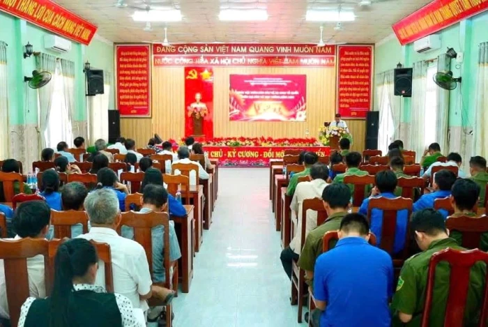 Xã Vạn Thắng tổ chức Ngày hội Toàn dân bảo vệ an ninh Tổ quốc năm 2026