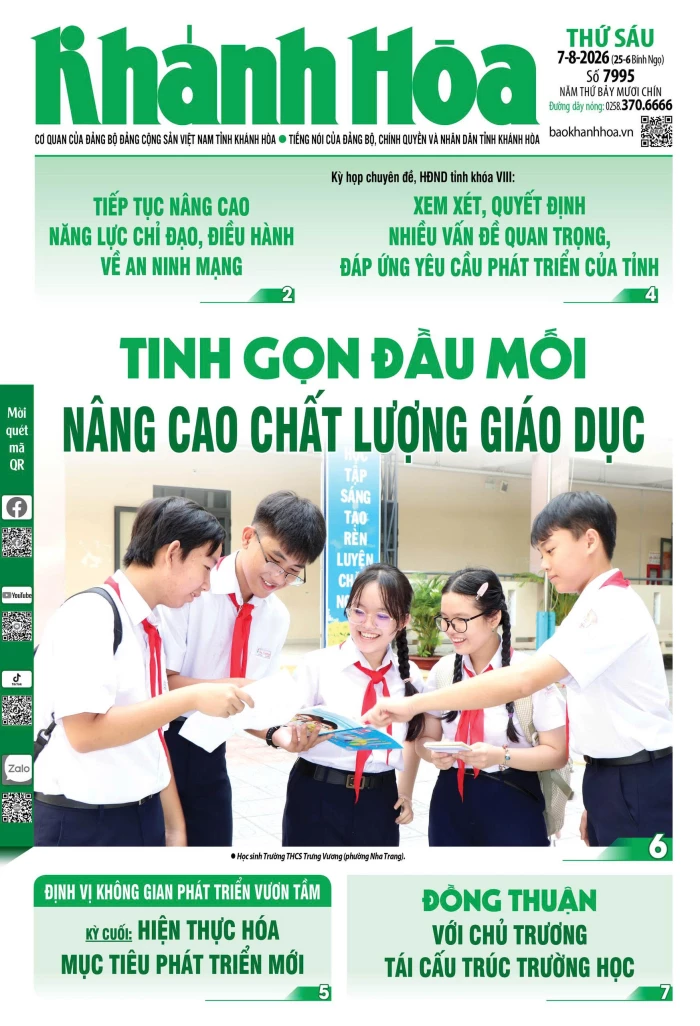 Đọc báo in số 7995 ngày 7/8/2026