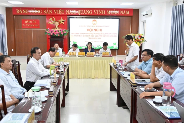 Phản biện xã hội đối với dự thảo Đồ án quy hoạch chung xã Thuận Bắc 