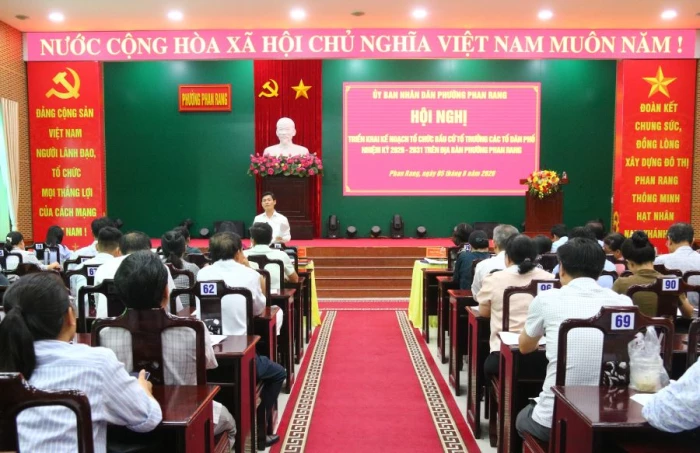 Phường Phan Rang triển khai kế hoạch bầu cử tổ trưởng tổ dân phố 