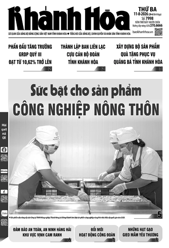 Đọc báo in số 7998 ngày 11/8/2026