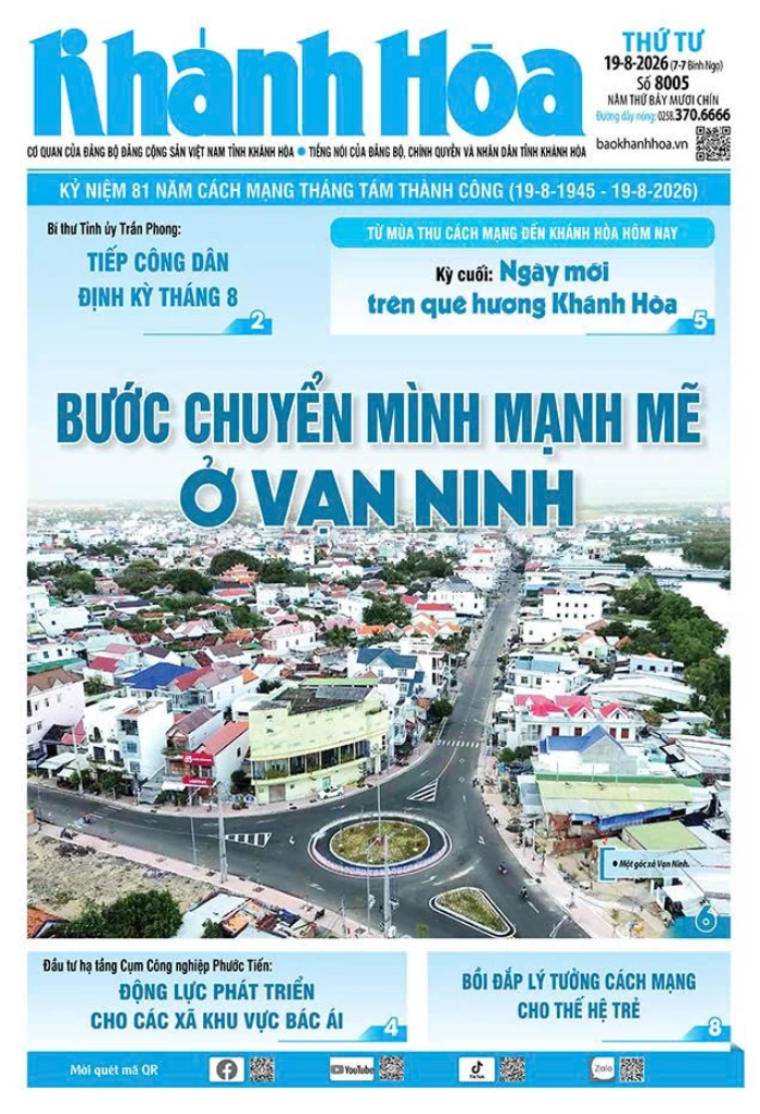 Đọc báo in số 8005 ngày 19/8/2026