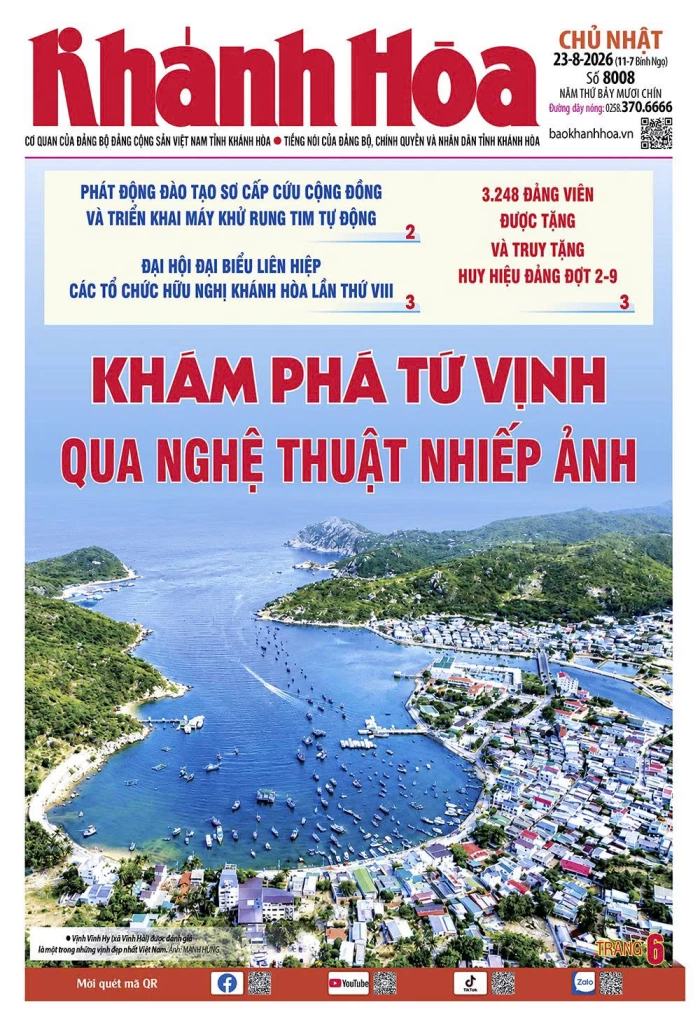 Đọc báo in số 8008 ngày 23/8/2026