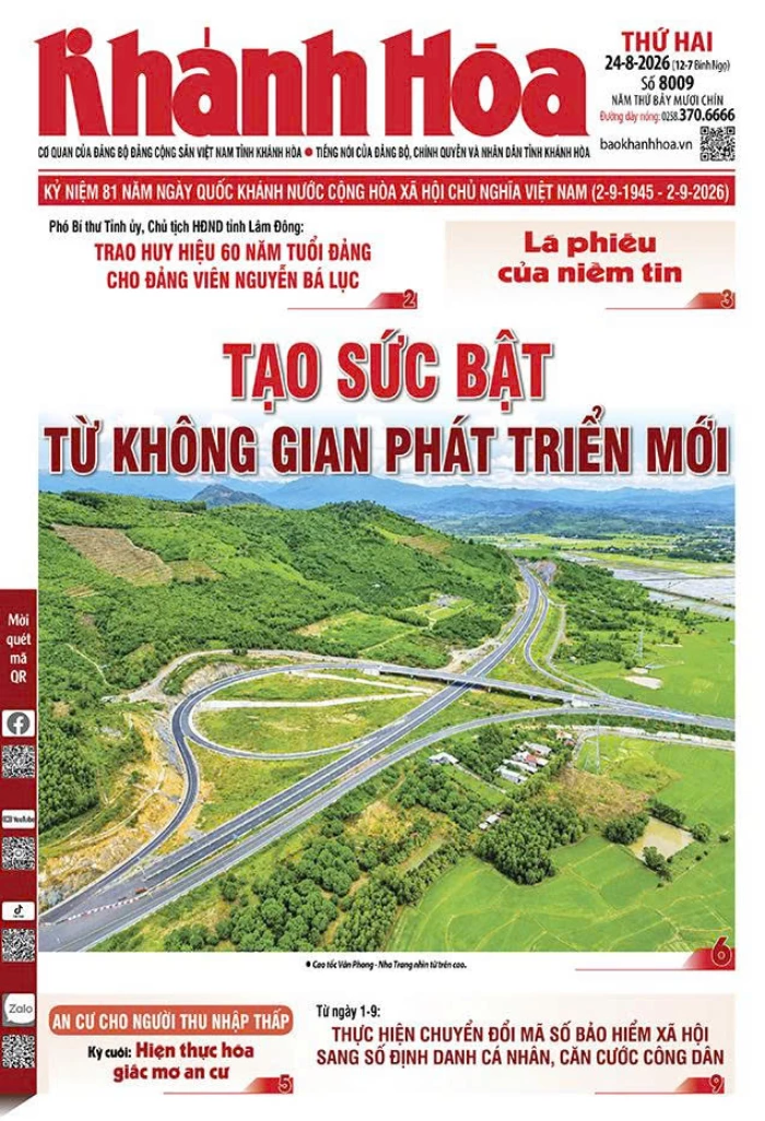Đọc báo in số 8009 ngày 24/8/2026
