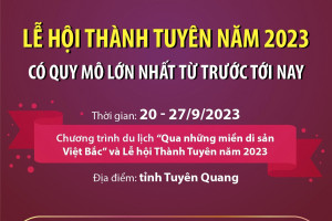 Lễ hội Thành Tuyên năm 2023 có quy mô lớn nhất từ trước tới nay