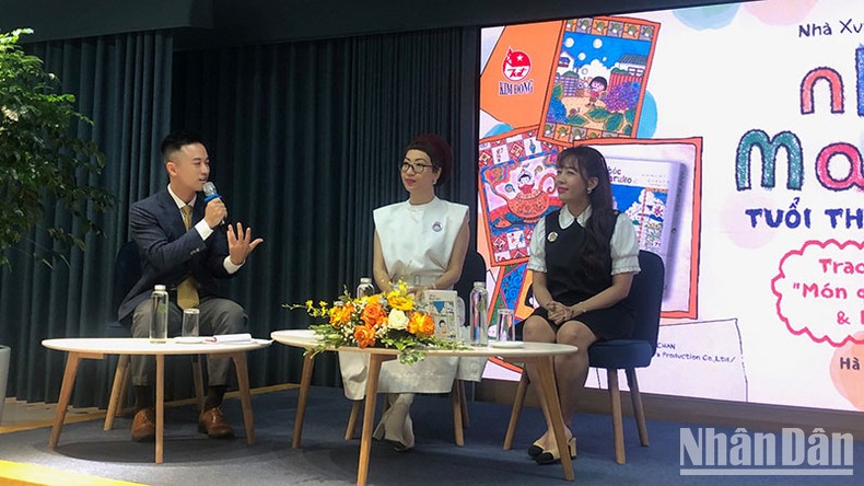 Các diễn giả tại buổi ra mắt sách.