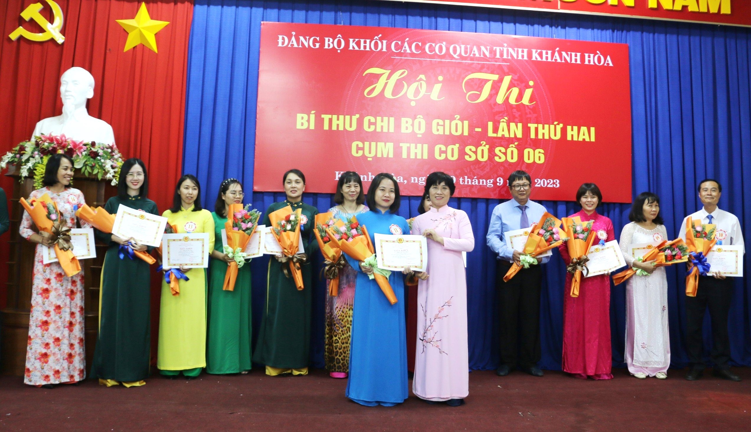 Đảng ủy Khối các cơ quan tỉnh: 14 thí sinh tham gia Hội thi Bí thư Chi bộ giỏi - Cụm thi cơ sở số 6