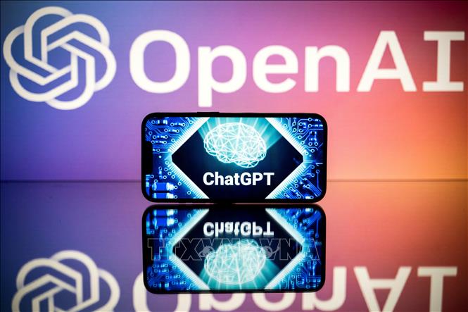 Biểu tượng công cụ ChatGPT của OpenAI. Ảnh: AFP/TTXVN