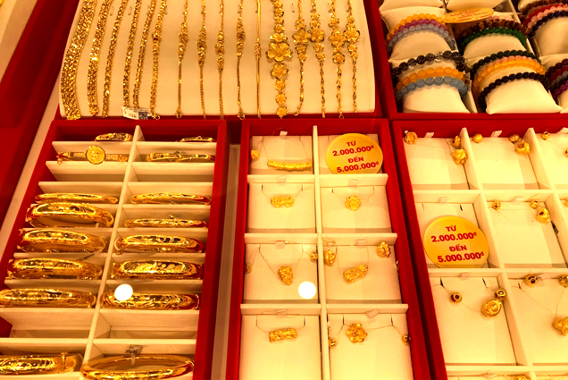 Giá vàng giảm phiên thứ 3 liên tiếp