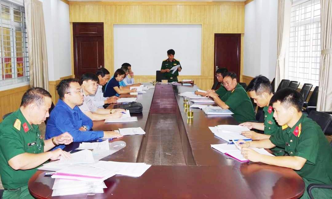 Ban nội dung diễn tập tỉnh Khánh Hòa: Thẩm định văn kiện diễn tập khu vực phòng thủ năm 2023