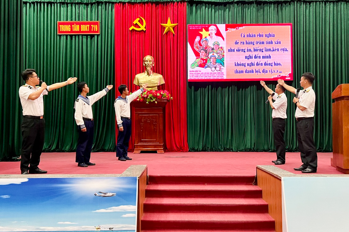 Trung tâm Bảo đảm kỹ thuật 719:: Tổ chức hội thi tuyên truyền về phẩm chất “Bộ đội Cụ Hồ” kiên quyết chống chủ nghĩa cá nhân trong tình hình mới