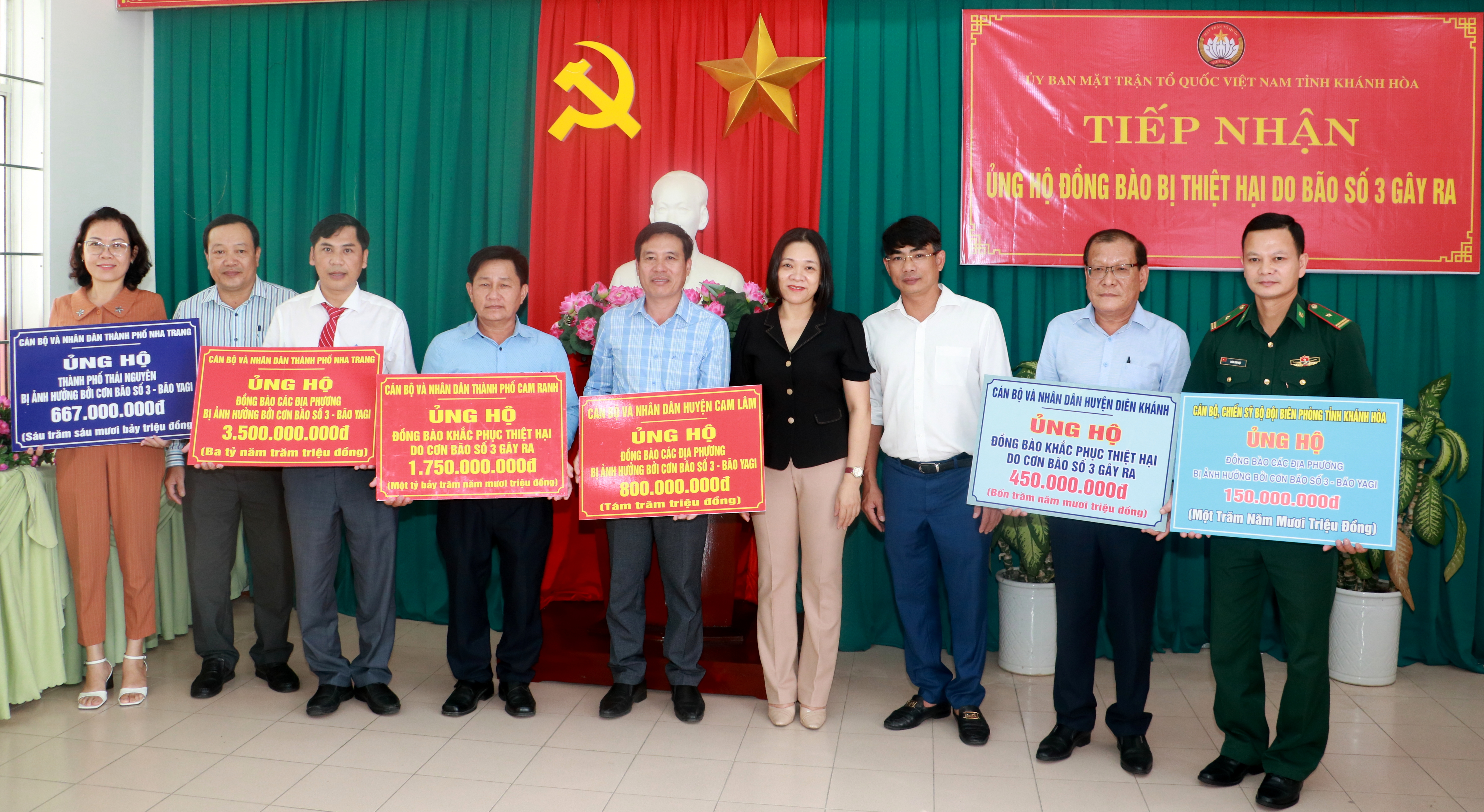 Tiếp nhận hơn 7,8 tỷ đồng ủng hộ đồng bào các tỉnh miền Bắc bị thiệt hại do bão số 3