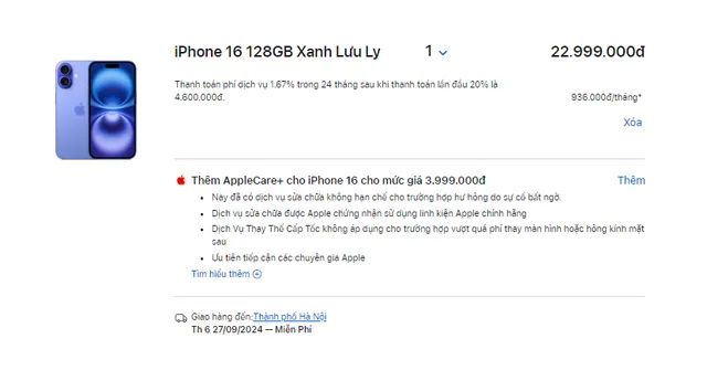 iPhone 16 dự kiến sẽ đến tay người dùng đặt trước đợt đầu vào ngày 27/9