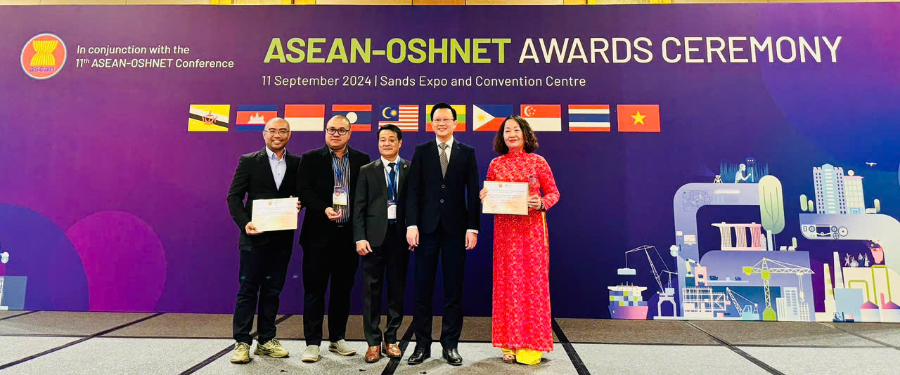 Sanvinest Khanh Hoa is one of the two Vietnam’s enterprises honored with ASEAN-OSHNET Best Practice Award 

