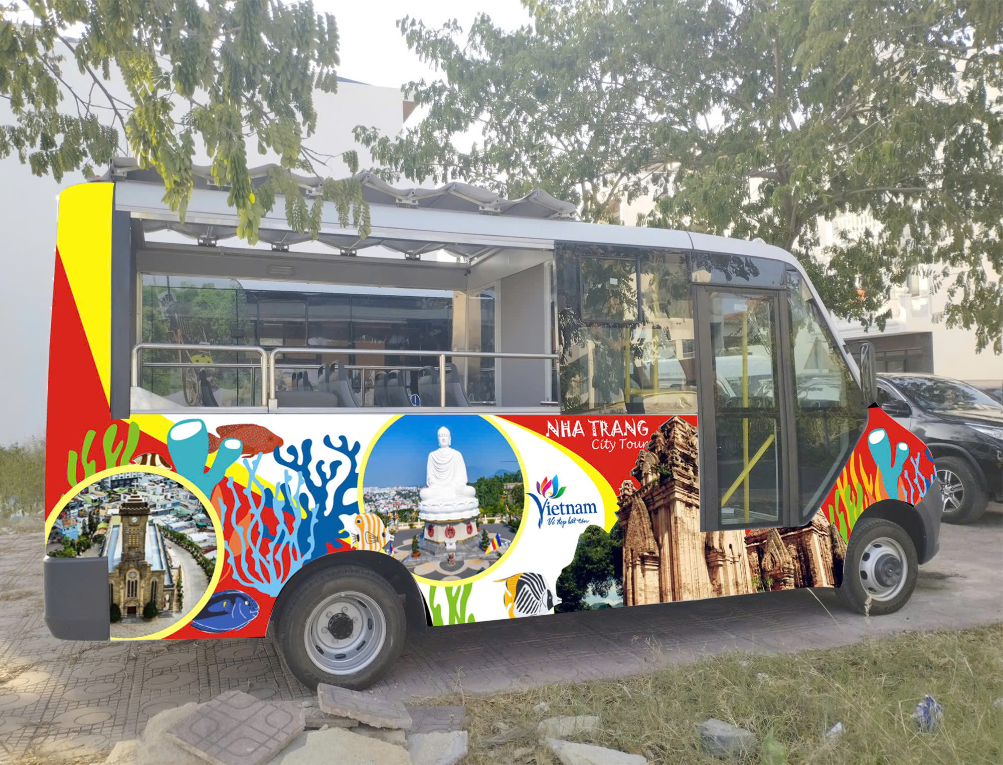 Xe buýt du lịch - sản phẩm mới của du lịch Nha Trang