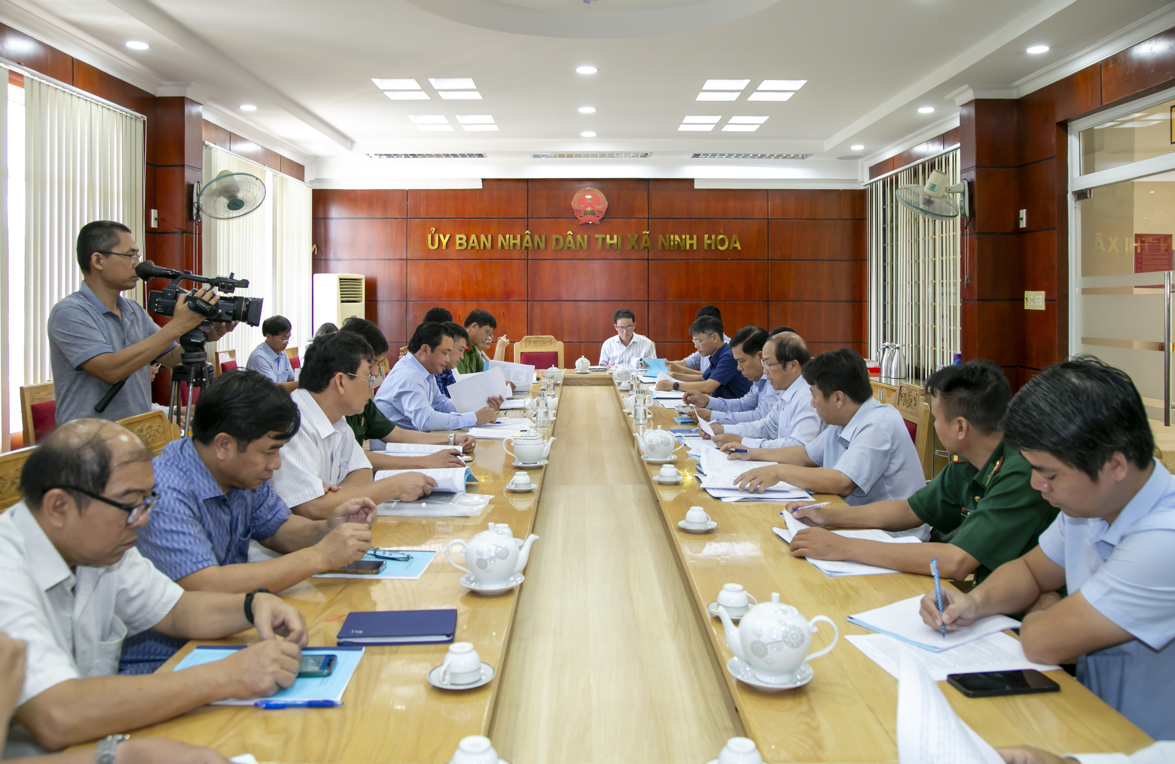 Kiểm tra phòng chống thiên tai tại thị xã Ninh Hòa