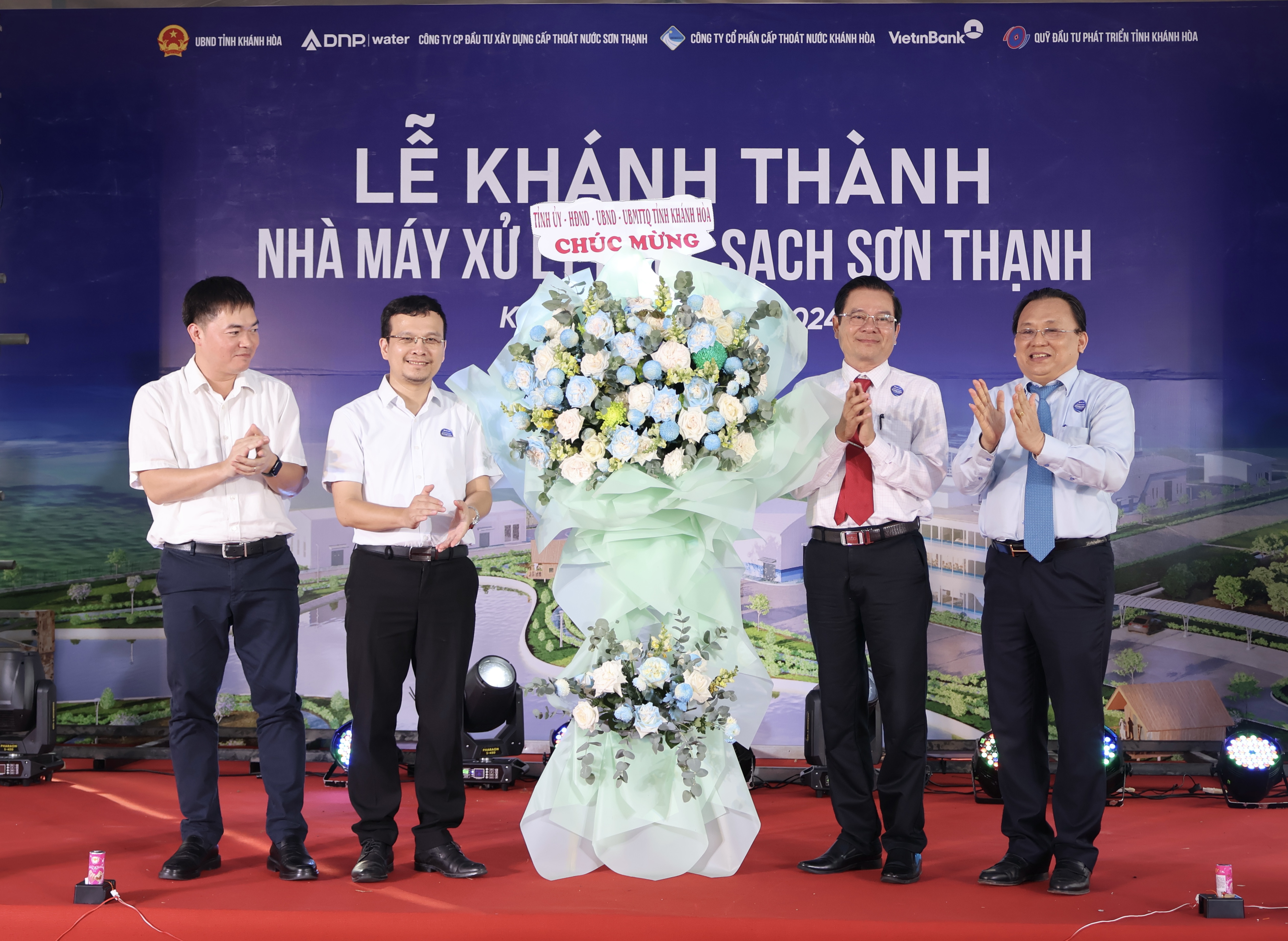 Khánh thành Nhà máy xử lý nước sạch Sơn Thạnh
