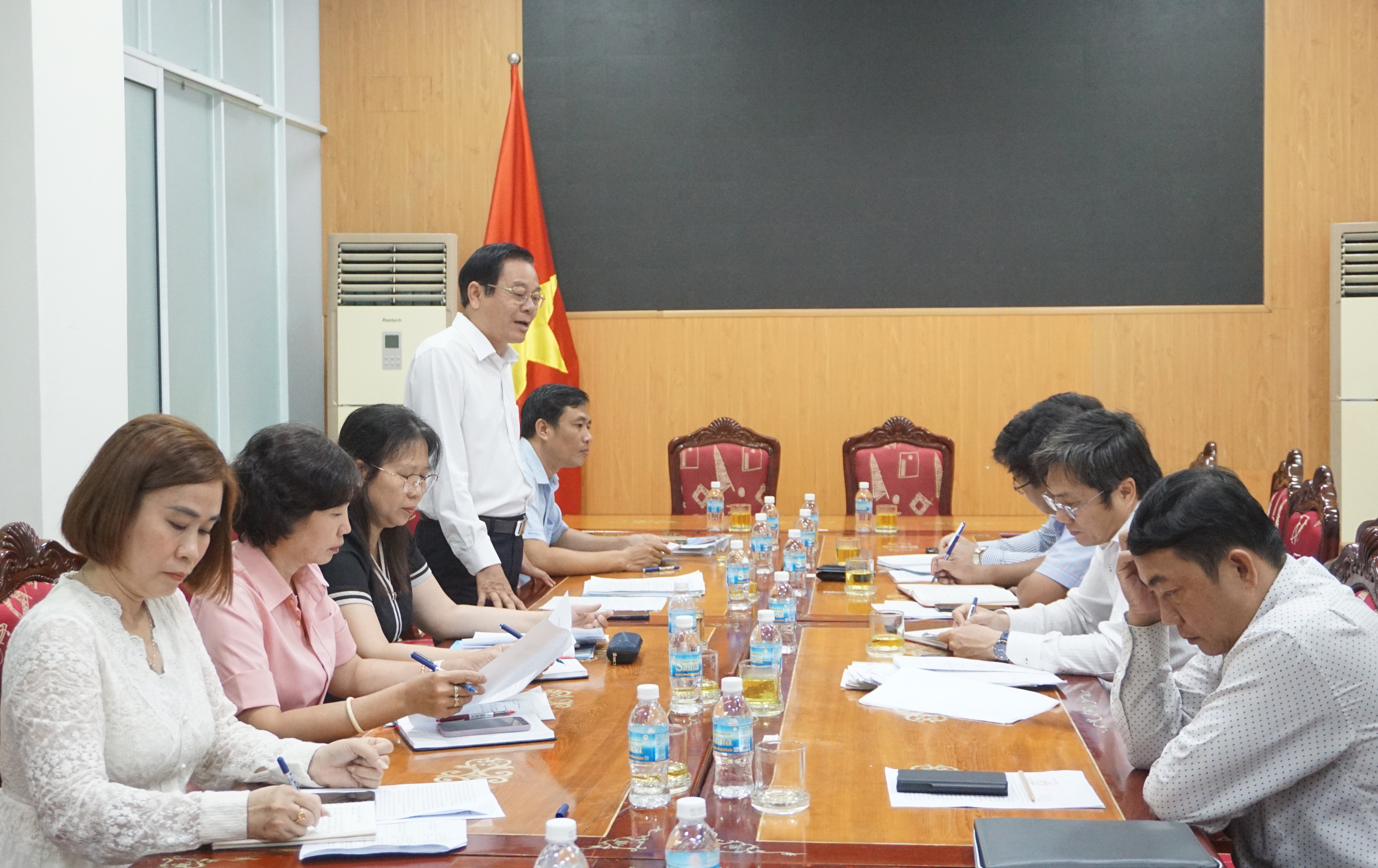 Ông Trần Mạnh Dũng phát biểu tại buổi giám sát