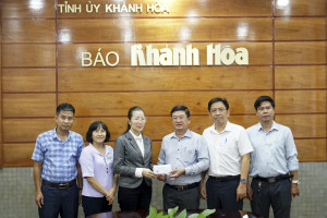 Chung tay cùng Báo Khánh Hòa ủng hộ đồng bào miền Bắc khắc phục thiệt hại do cơn bão số 3 (Yagi)