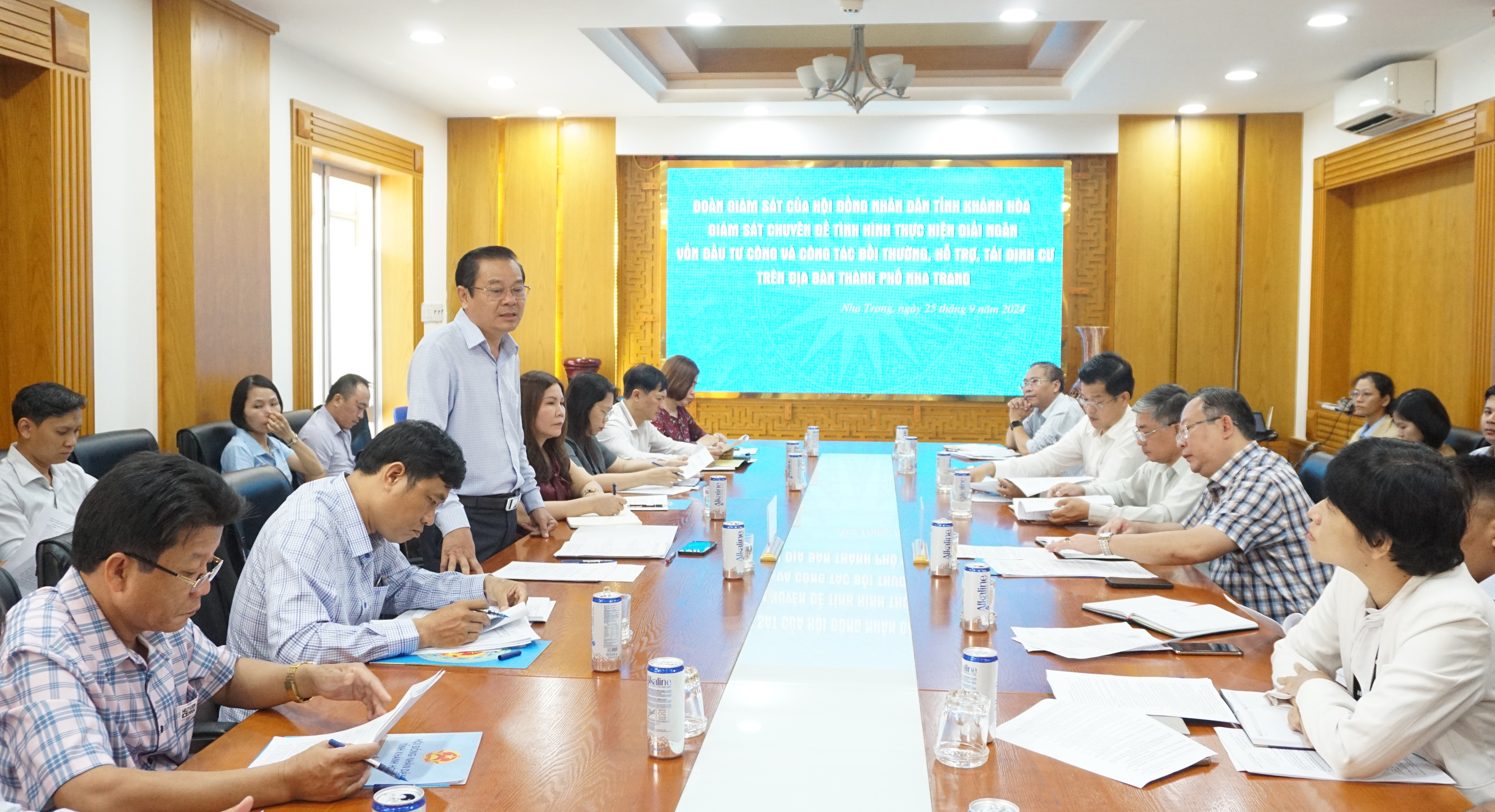 Đoàn Giám sát của HĐND tỉnh Khánh Hòa: Giám sát tình hình giải ngân vốn đầu tư công tại TP. Nha Trang