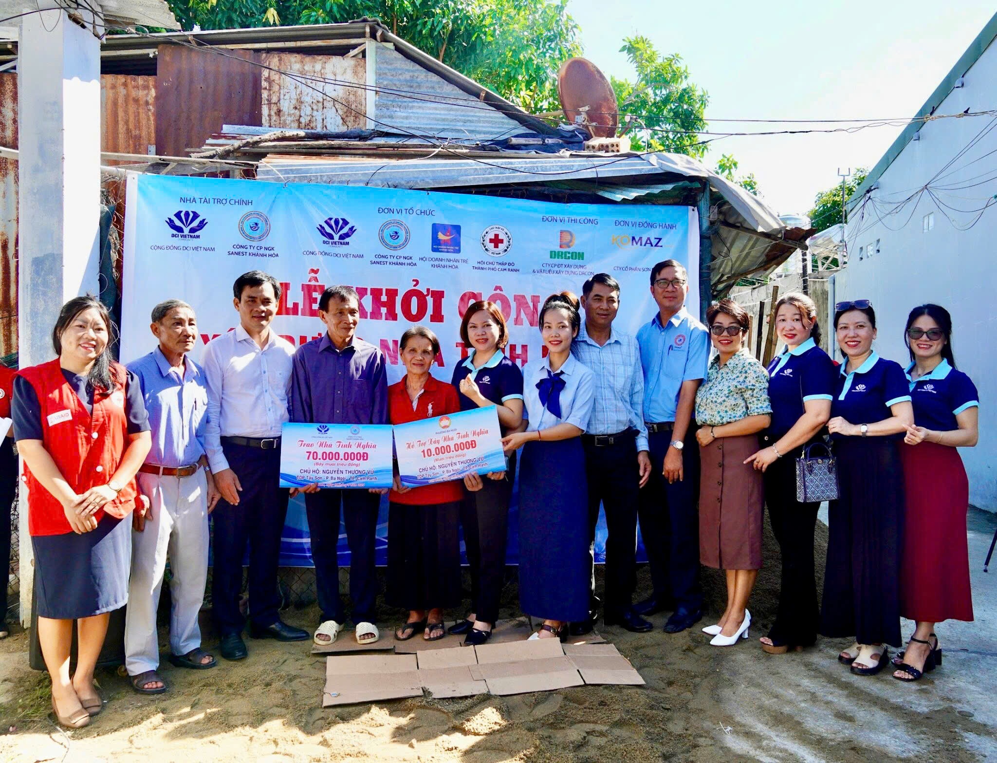 Hội Doanh nhân trẻ Khánh Hòa khởi công căn nhà tình nghĩa thứ 16