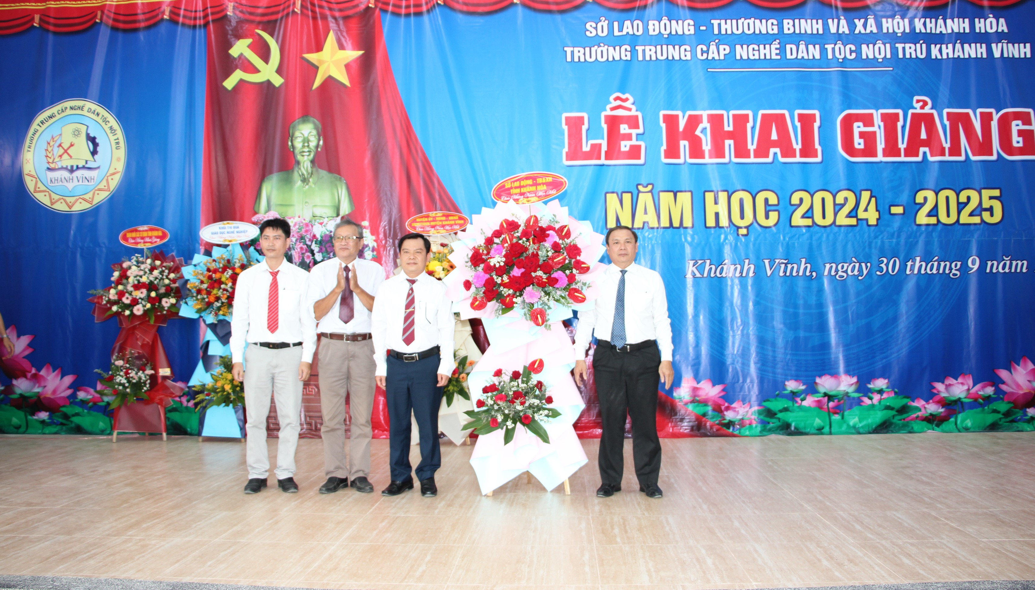 Trường Trung cấp Nghề dân tộc nội trú Khánh Vĩnh khai giảng năm học mới 2024 - 2025