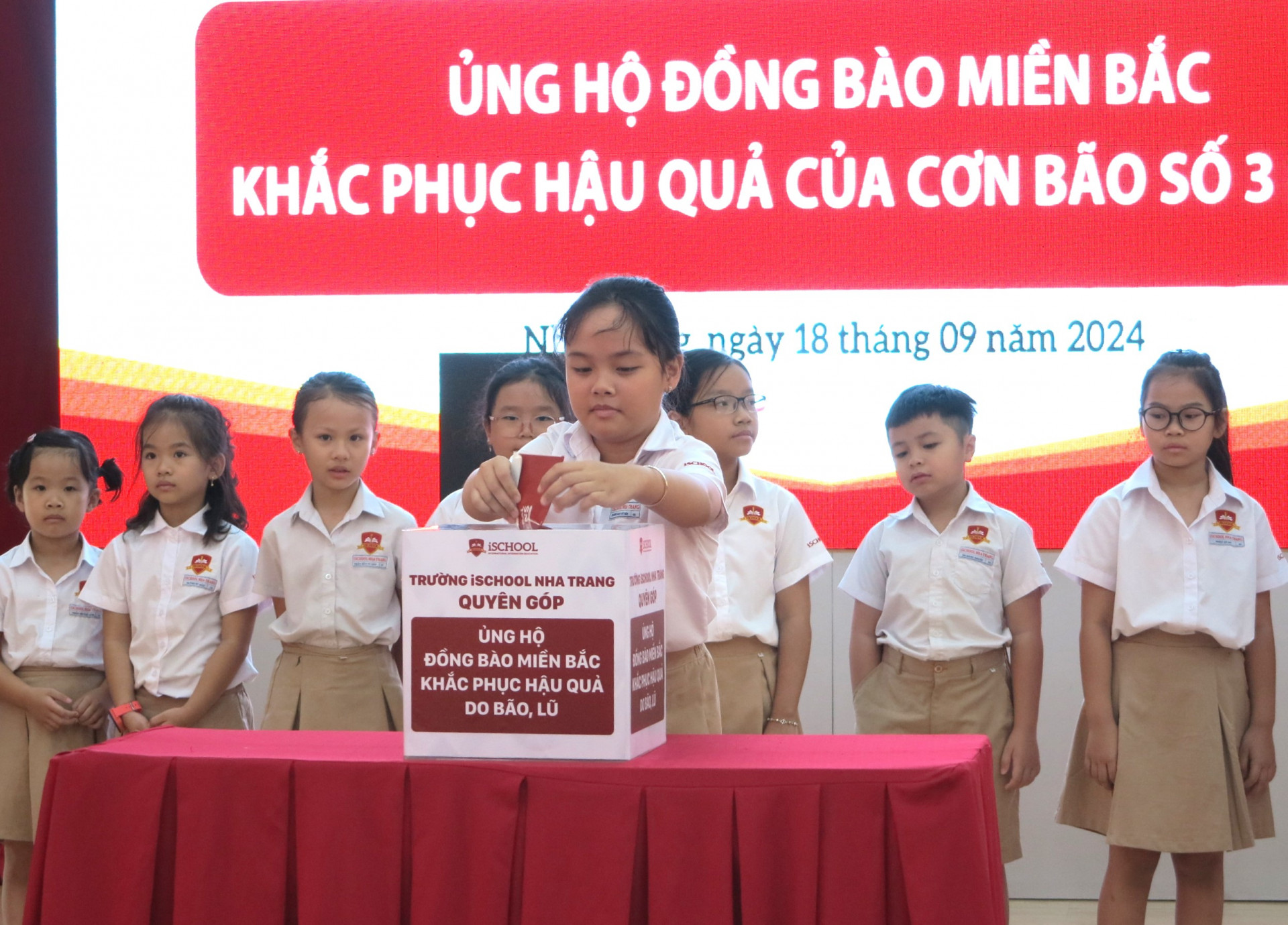 img 2316 20240918091105 Trường iSchool Nha Trang quyên góp hơn 380 triệu đồng ủng hộ đồng bào miền Bắc