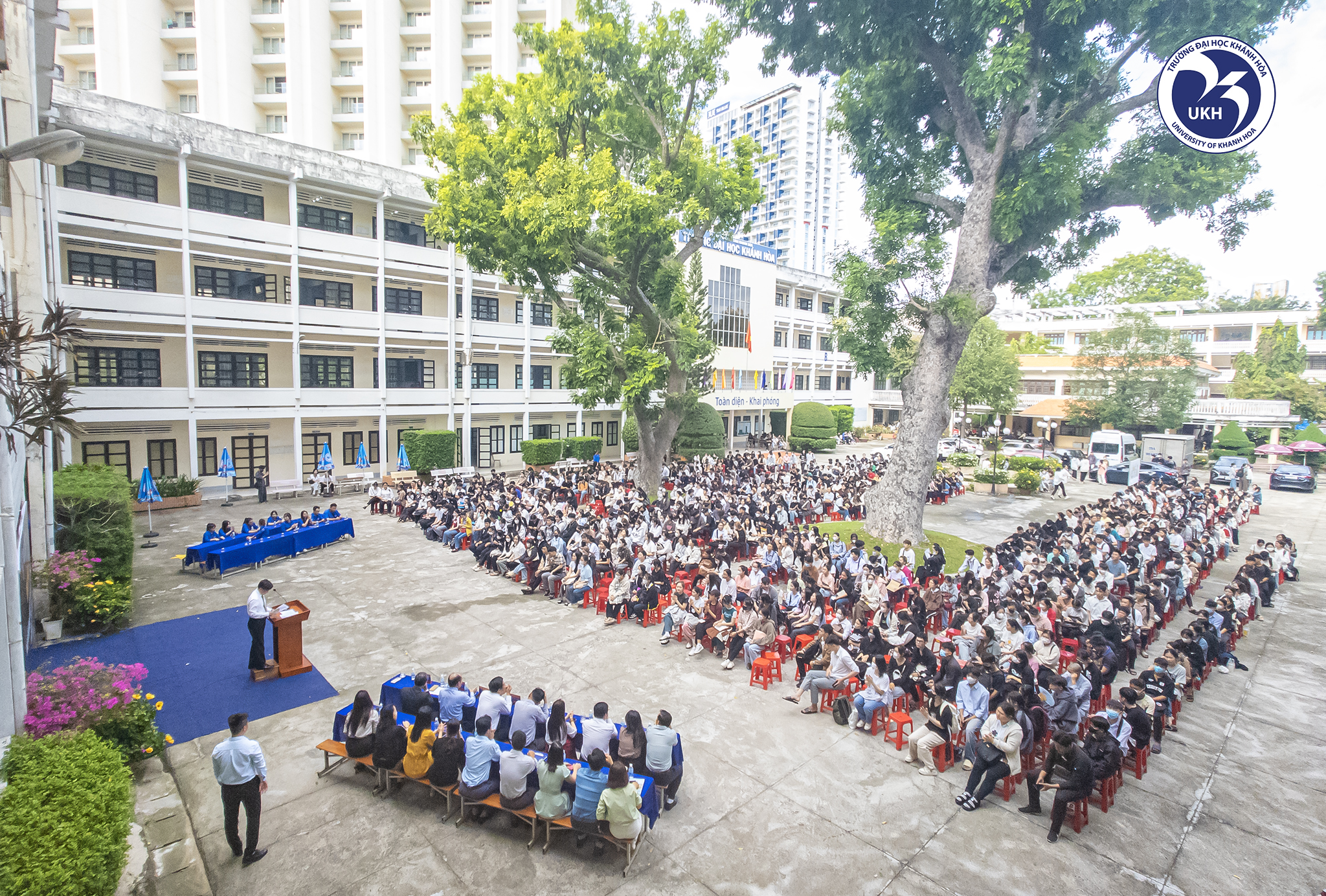 Trường Đại học Khánh Hòa: Khai mạc “Tuần sinh hoạt công dân - sinh viên đầu khóa”