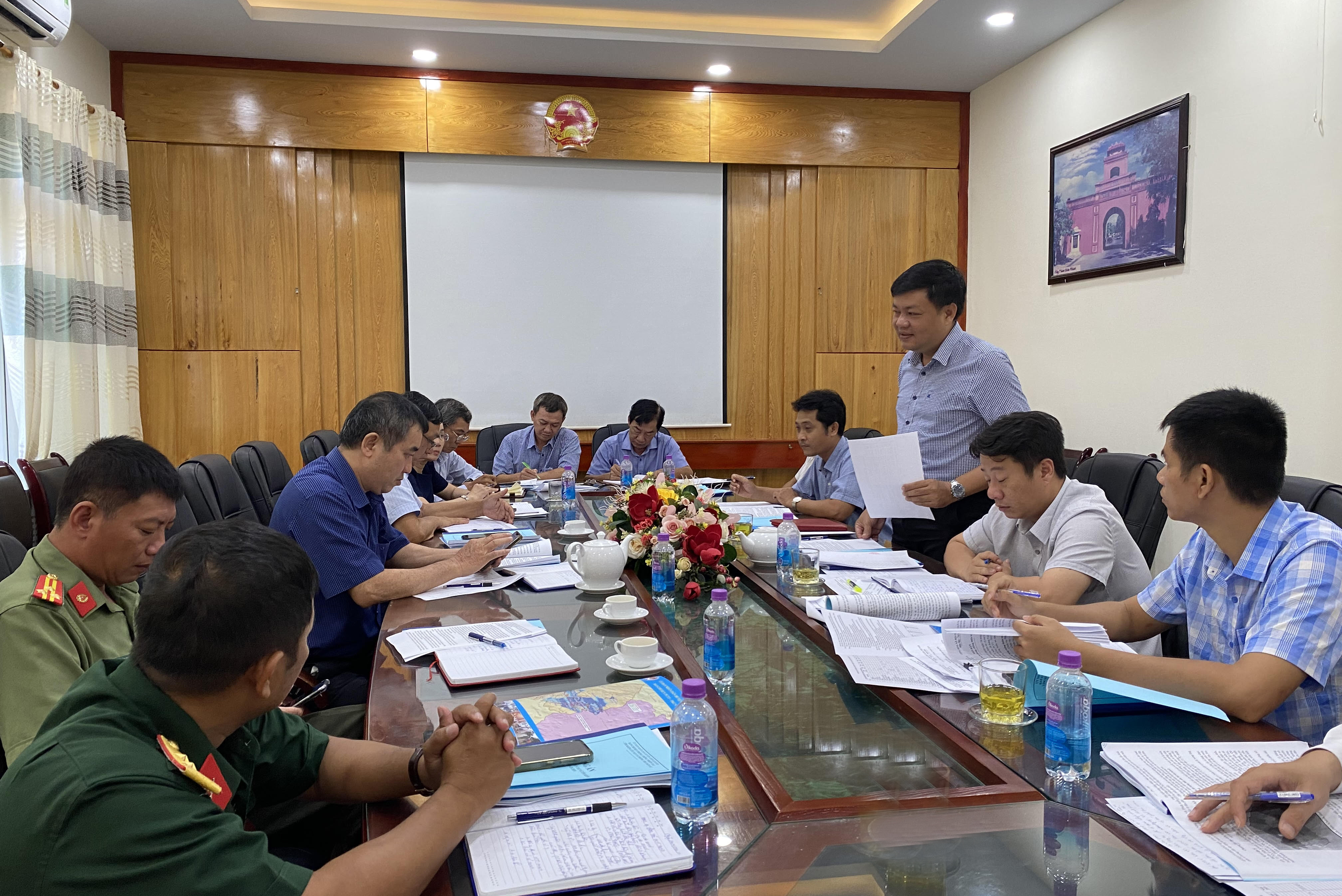 Kiểm tra công tác phòng chống thiên tai tại huyện Diên Khánh