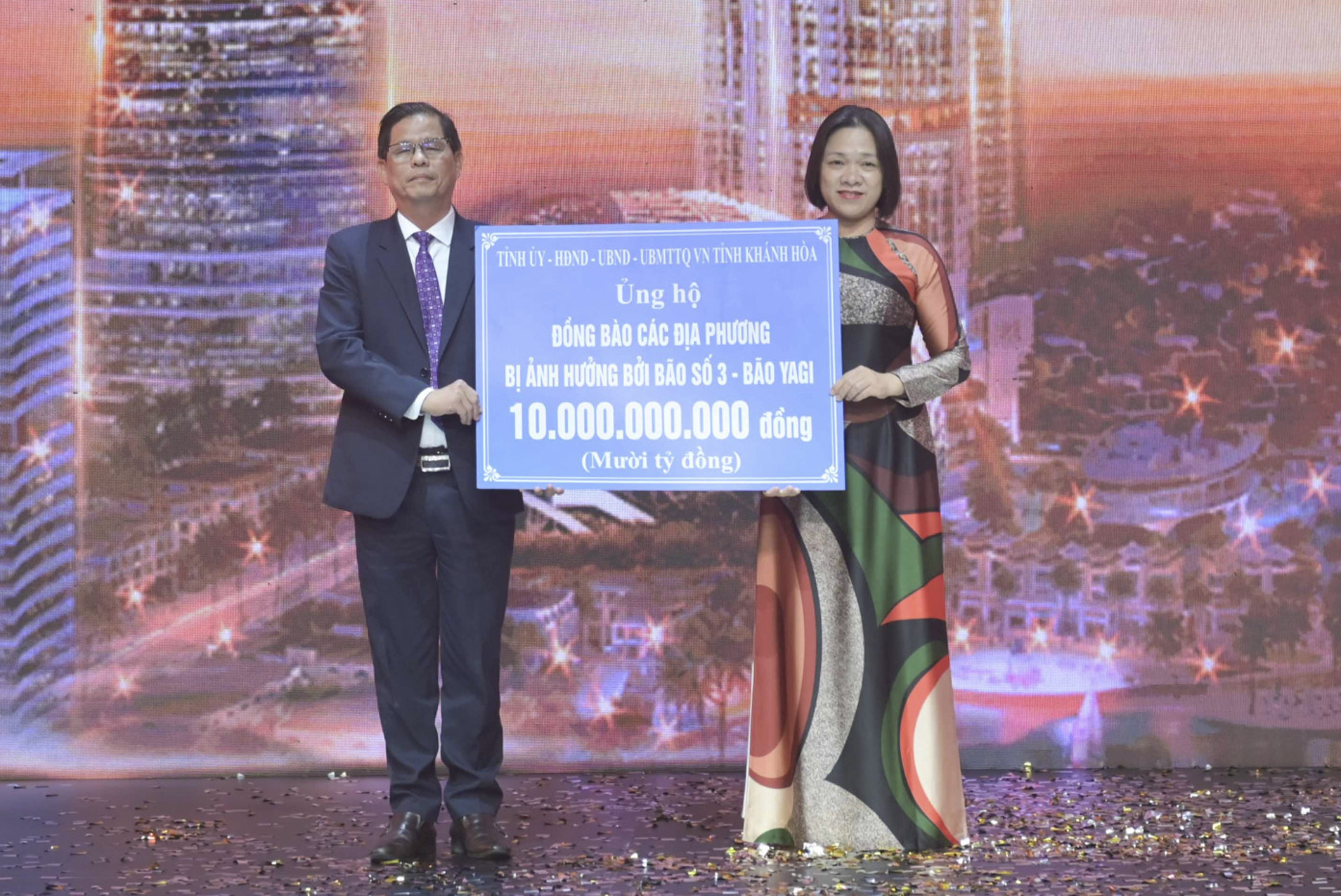 Tỉnh Khánh Hòa ủng hộ 10 tỷ đồng hỗ trợ đồng bào bị thiệt hại do bão số 3