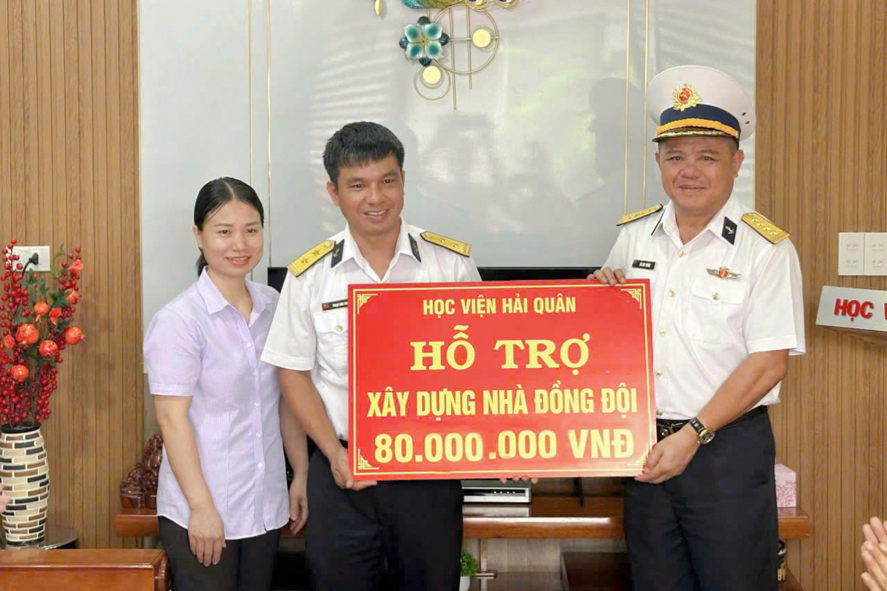 Học viện Hải quân: Khánh thành và bàn giao nhà đồng đội