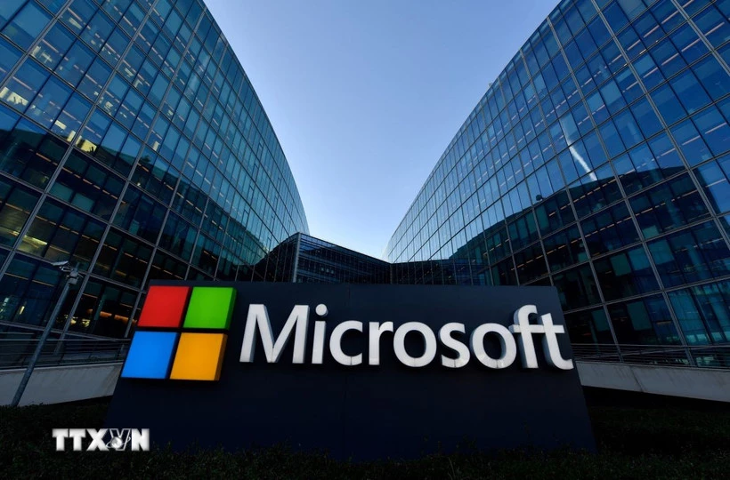 Trụ sở Tập đoàn Microsoft tại Issy-Les-Moulineaux, Pháp. (Ảnh: AFP/TTXVN)
