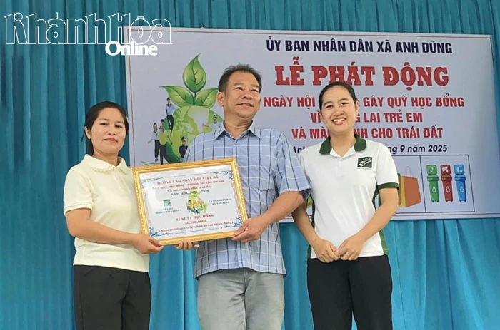 Xã Anh Dũng: Hơn 600 vận động viên chạy bộ gây quỹ học bổng Vì tương lai trẻ em