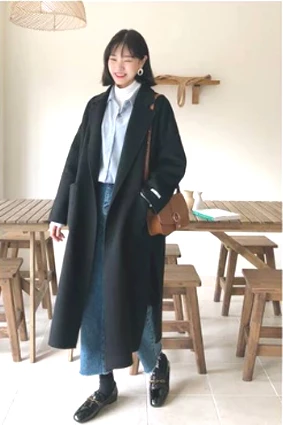 Áo khoác dạ thường có lớp lót bên trong tạo cảm giác đầy đặn và tăng thêm kích thước về phần trên cơ thể cho người gầy.