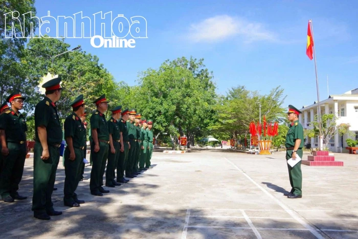 Bộ Chỉ huy Quân sự tỉnh Khánh Hòa kiểm tra công tác trực sẵn sàng chiến đấu tại các đơn vị