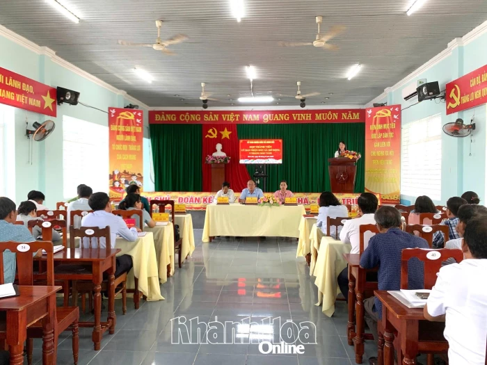 UBND xã Ninh Hải họp thành viên mở rộng 9 tháng năm 2025