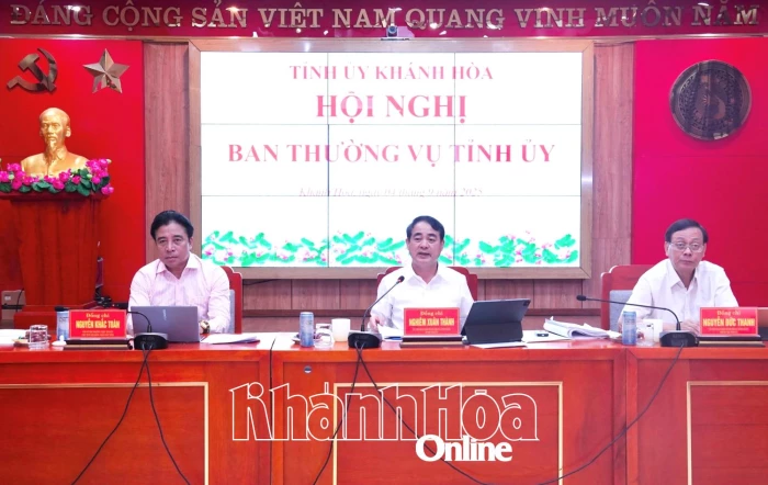 Ban Thường vụ Tỉnh ủy cho ý kiến về kế hoạch đầu tư công trung hạn và thực hiện các nhiệm vụ đột phá năm 2025
