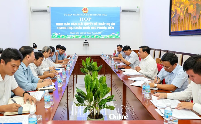 Rà soát lại đất đai khu vực đề xuất triển khai dự án Trang trại chăn nuôi heo Phước Tiến