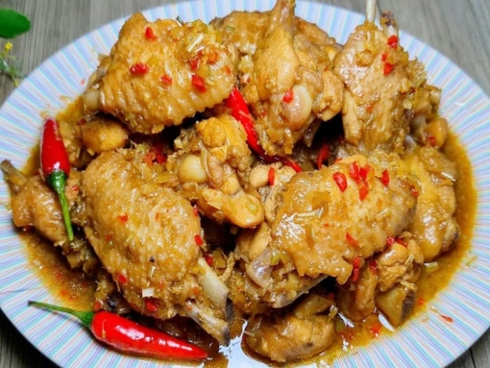 Gà kho nước dừa