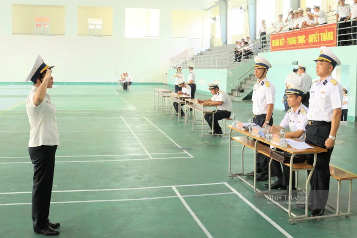 Học viện Hải quân kiểm tra điều lệnh năm 2025