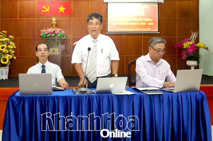 Hội nghị Đảng ủy phường Tây Nha Trang lần thứ I, nhiệm kỳ 2025 - 2030