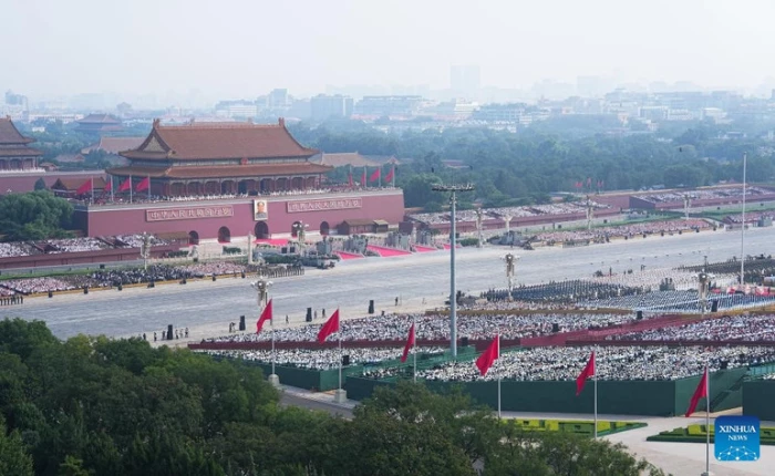 Trung Quốc duyệt binh kỷ niệm 80 năm chiến thắng phát-xít của nhân dân thế giới