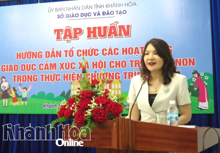 Tập huấn hướng dẫn tổ chức hoạt động giáo dục cảm xúc xã hội cho trẻ mầm non