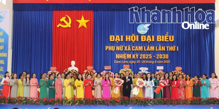 Đại hội đại biểu phụ nữ xã Cam Lâm lần thứ I, nhiệm kỳ 2025 - 2030