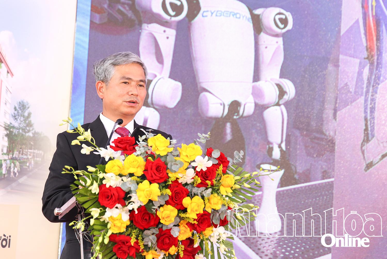 Đại diện chủ đầu tư phát biểu tại lễ động thổ dự án.