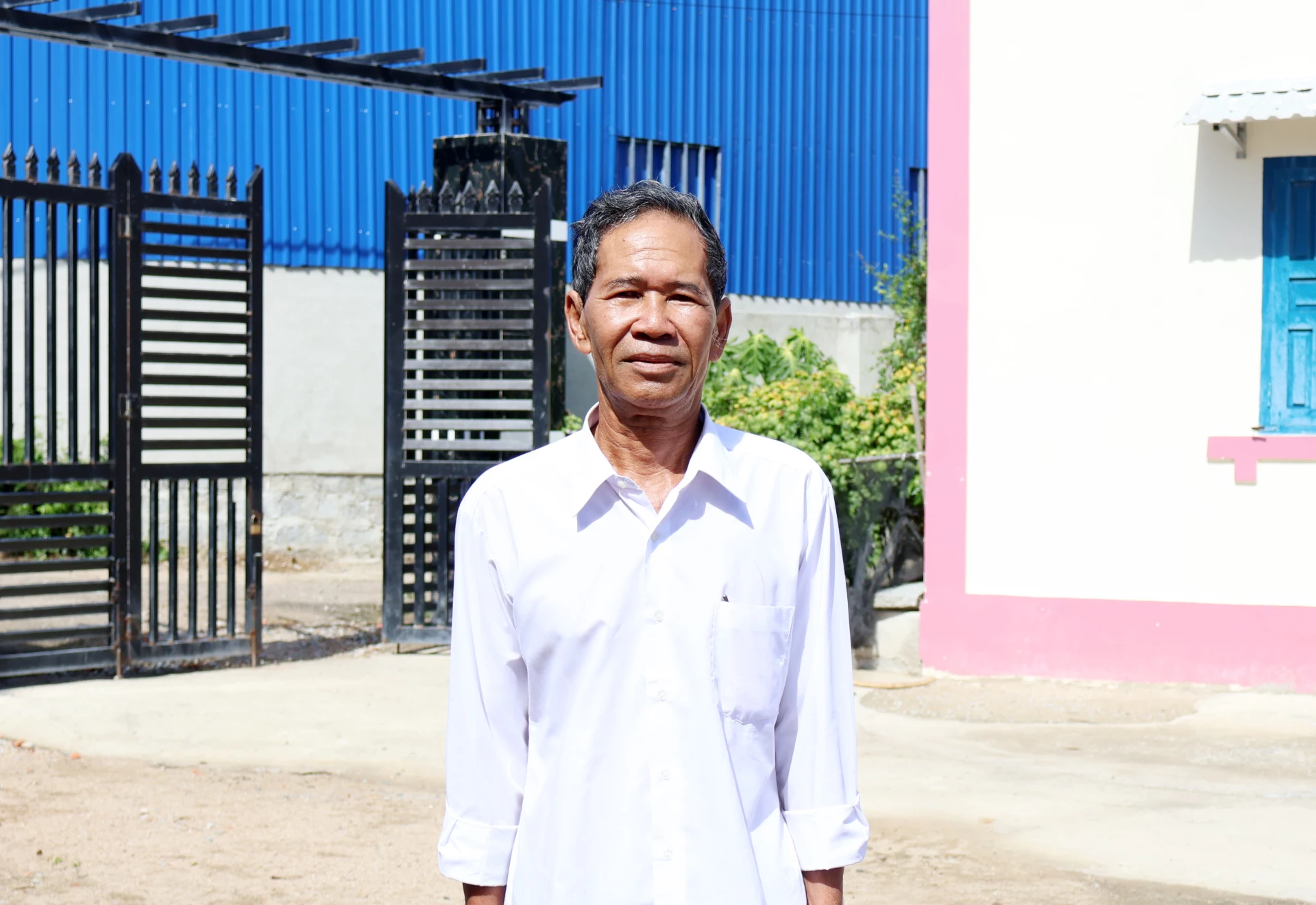 Ông Thạch Trụ - người dân thôn Phước Đồng 1 (xã Phước Hậu).