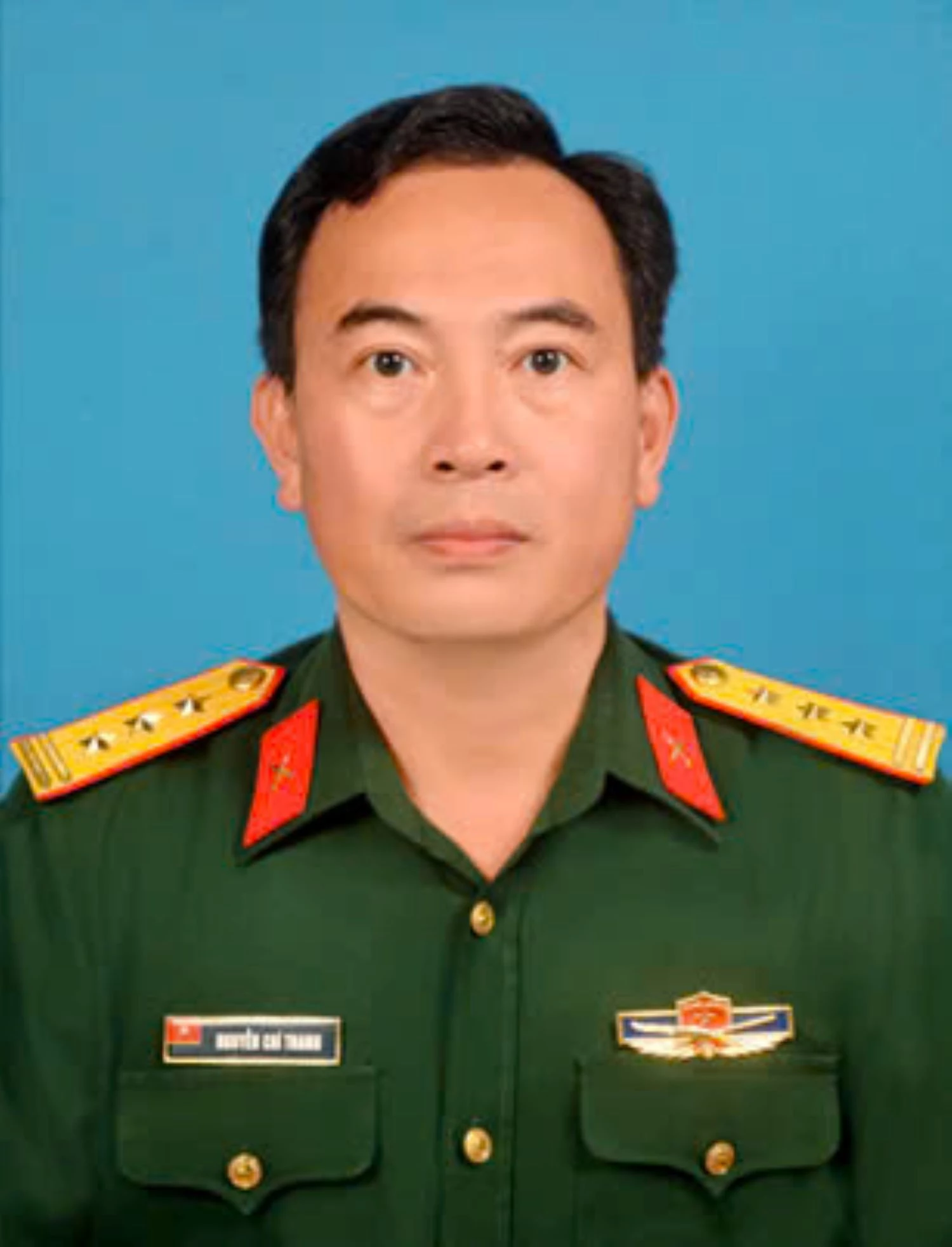 Thượng tá Nguyễn Chí Thanh – Phó Chủ nhiệm Chính trị Bộ Chỉ huy Quân sự tỉnh.