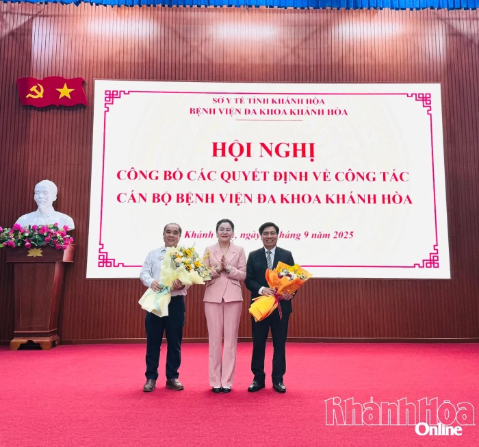 Ông Lê Vũ Chương giữ chức Giám đốc Bệnh viện Đa khoa Khánh Hòa